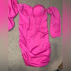 Shein, off the shoulder cocktail dress